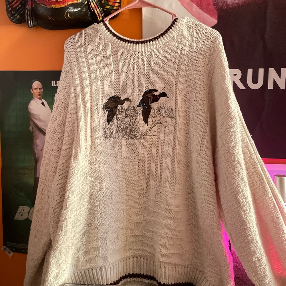 Large FieldMaster Vintage Duck Knit Sweater